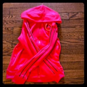 Neon pink jacket